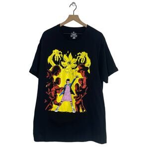 Stranger Things T-Shirt Men's Size 3X Black Eleven vs Demogorgon Graphic Print